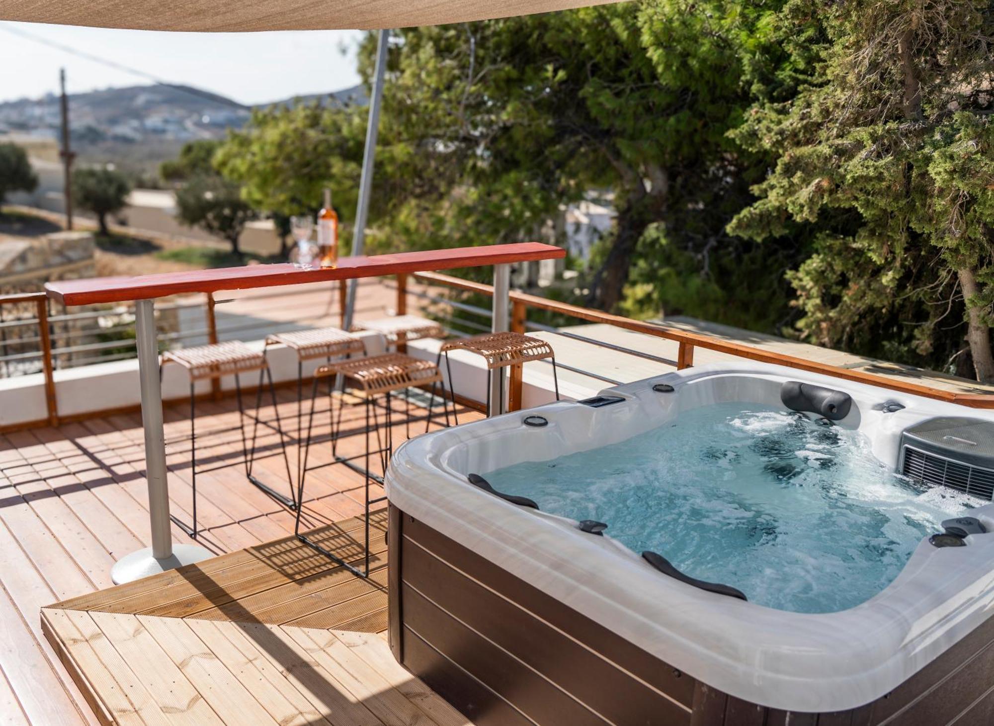 Syros Village Suites Vari  ภายนอก รูปภาพ